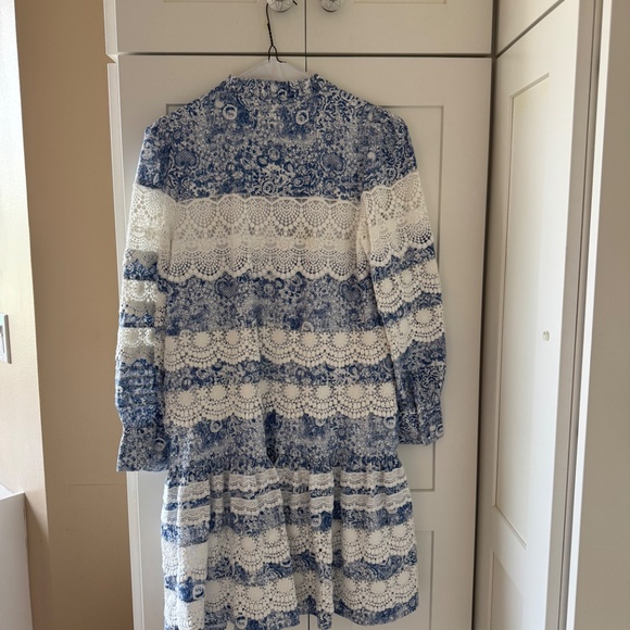 LIKE NEW TUCKERNUCK HYACINTH HOUSE LACE TRIM EMMIE MINI DRESS - Picture 3 of 7